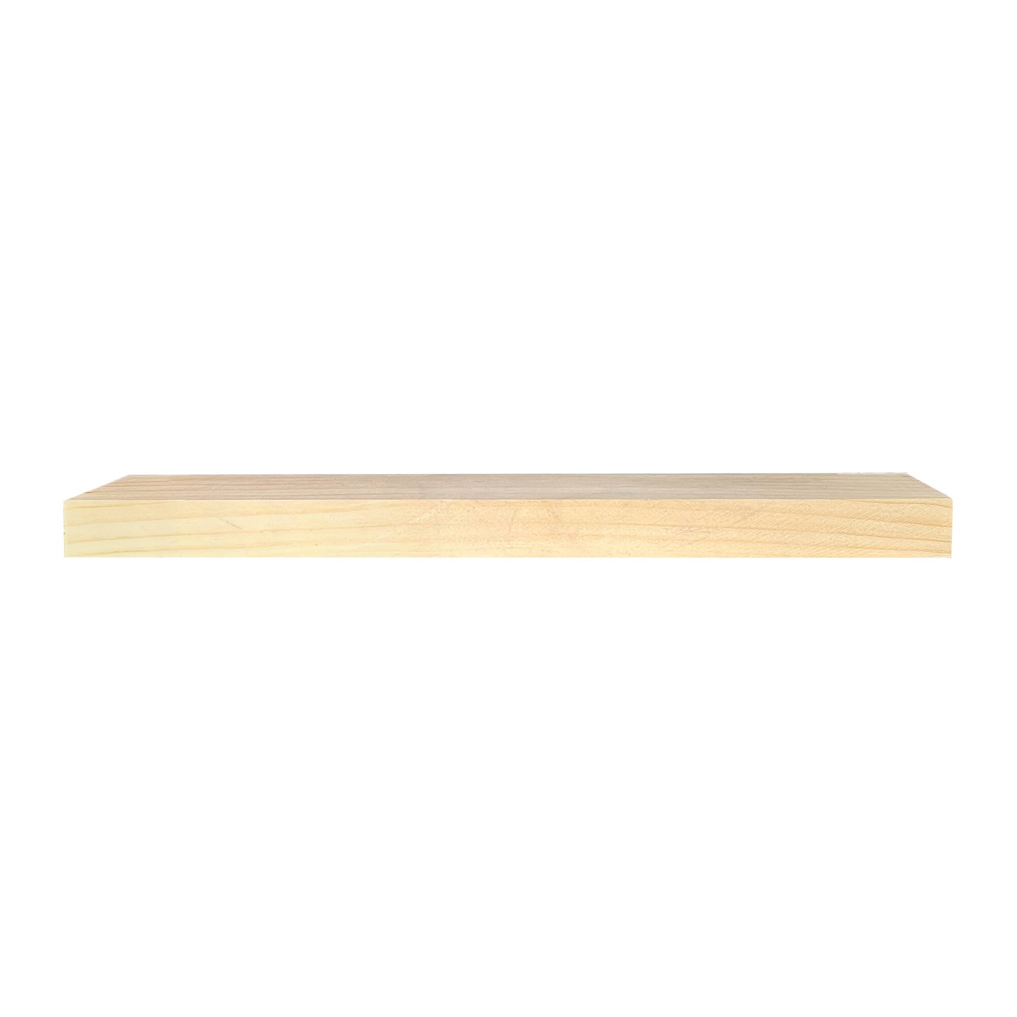 12" Unfinished Wooden Slat Surface